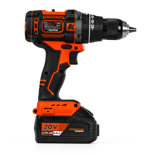 Taladro Atornillador Percutor Brushless 20V - Hamilton