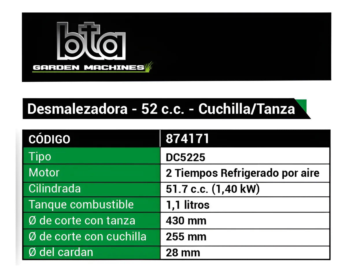 Desmalezadora 52CC Profesional - BTA