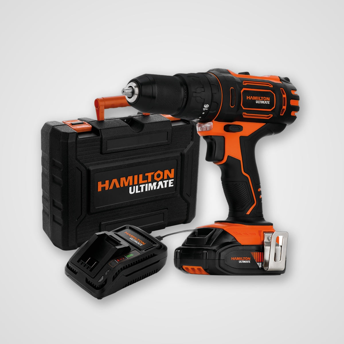 Taladro Atornillador Percutor Bateria 20V - Hamilton