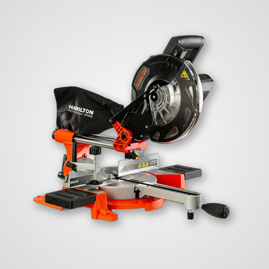 Sierra Ingletadora Telescopica 255mm 2350W - Hamilton