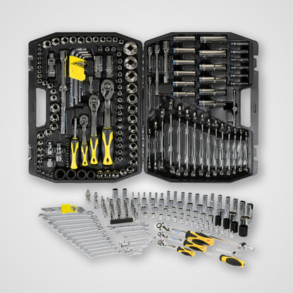 Juego Bocallave 150 Pcs 1/4-3/8-1/2 - Crossmaster