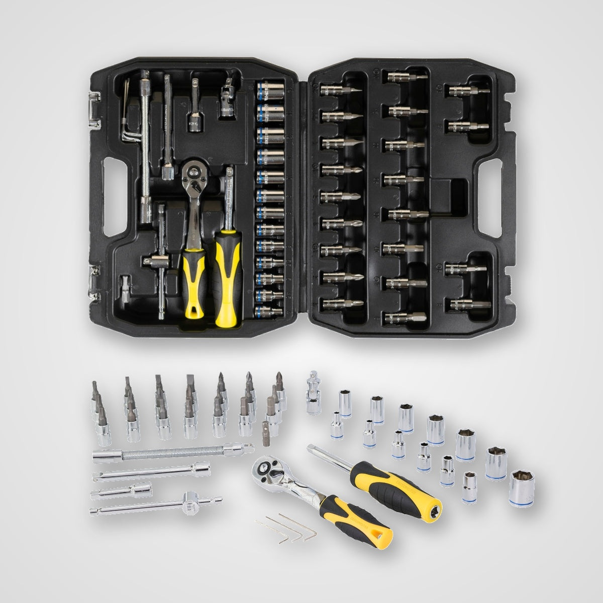 Juego Bocallave 45 Pcs 1/4 - Crossmaster