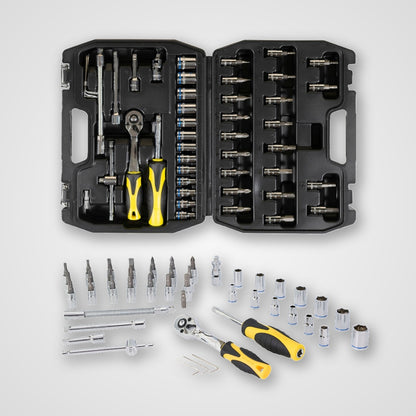 Juego Bocallave 45 Pcs 1/4 - Crossmaster
