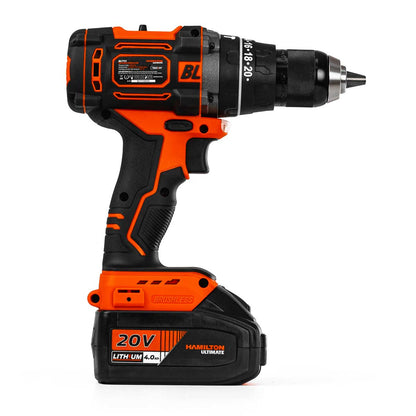 Taladro Atornillador Percutor Brushless 20V - Hamilton