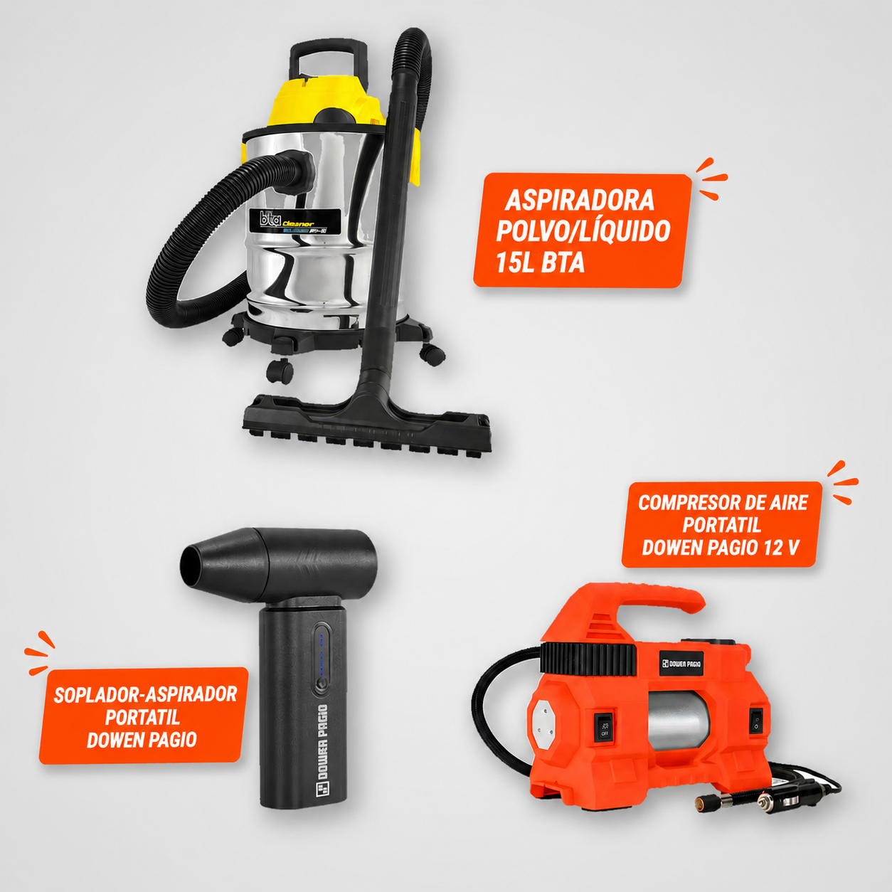 COMBO AUTOMOVIL PORTATIL PROFESIONAL