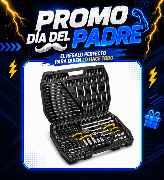 Juego Bocallaves 216 Pcs 1/4-3/8-1/2 - Crossmaster