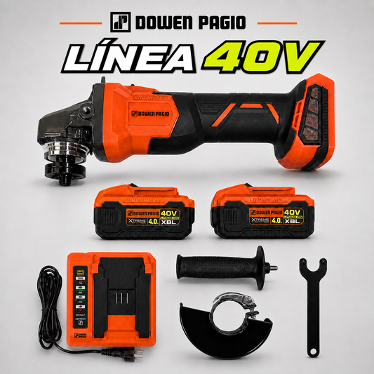 Amoladora Angular a Batería - Dowen Pagio - Brushless - 115 mm