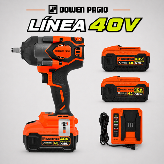Llave Impacto 1/2 Brushless Batería 40V 1.000Nm - Dowen Pagio
