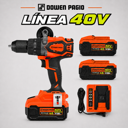 Taladro Atornillador Con Percutor 13mm A Bateria 40V - Dowen Pagio