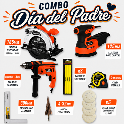 COMBO CARPINTERO ELÉCTRICO PROFESIONAL - DOWEN PAGIO