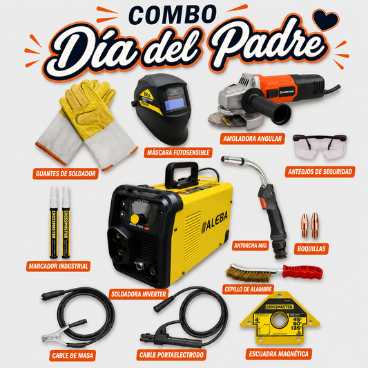 COMBO HERRERO PROFESIONAL + SOLDADORA 3 EN 1