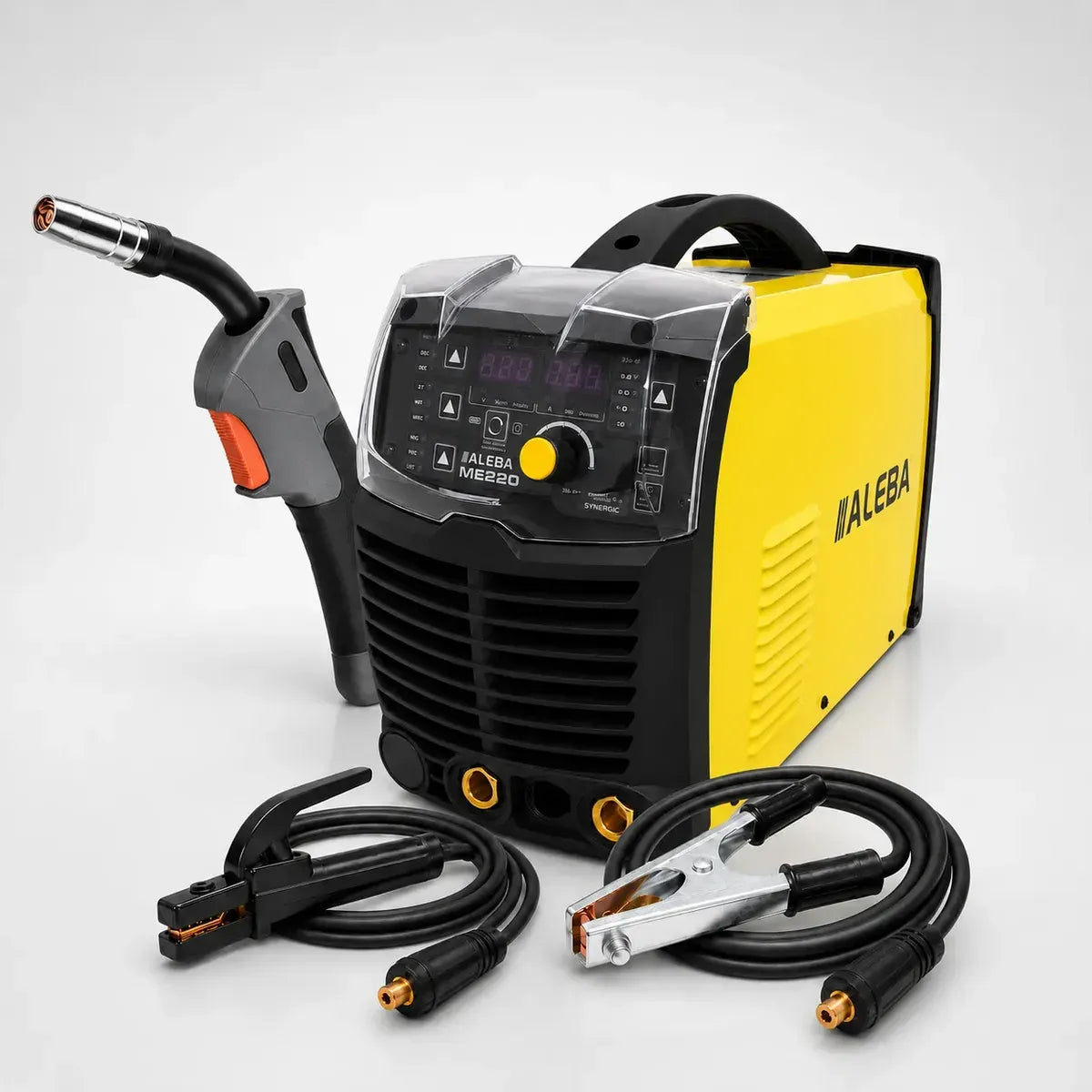 Soldadora Industrial 220A 4 EN 1 Mig + Mig Flux + Mma + Tig Aleba