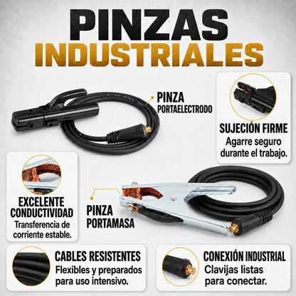 Soldadora Industrial 220A 4 EN 1 Mig + Mig Flux + Mma + Tig Aleba