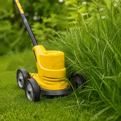 Bordeadora Eléctrica Aleba Con Carro Profesional 900w + Kit Jardinería