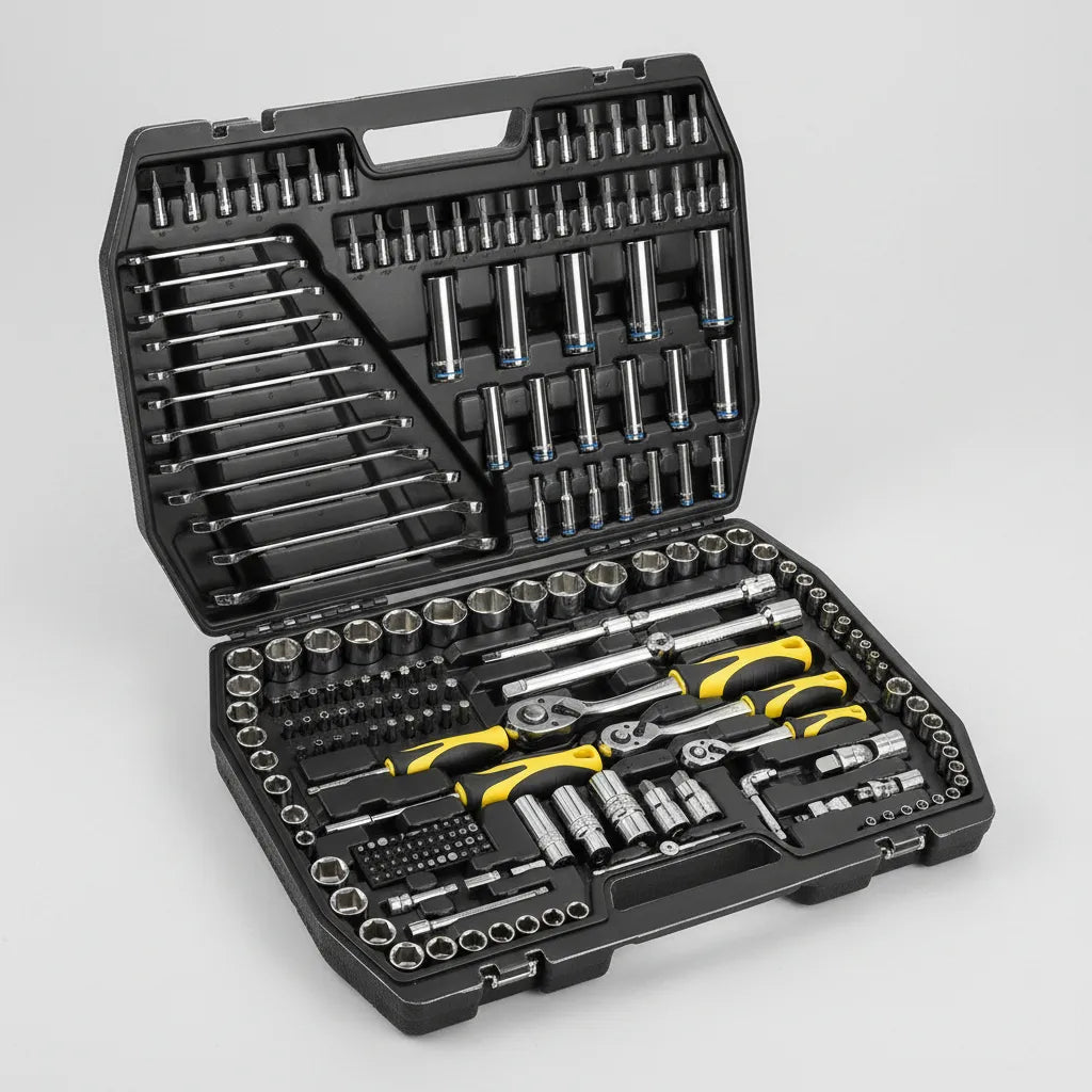 Juego Bocallaves 216 Pcs 1/4-3/8-1/2 - Crossmaster