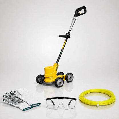 Bordeadora Eléctrica Aleba Con Carro Profesional 600w + Kit Jardinería