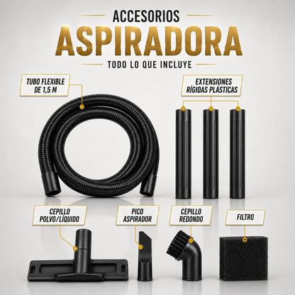 Combo Limpieza BTA - Hidrolavadora Alta Presión + Aspiradora Polvo/Liquido