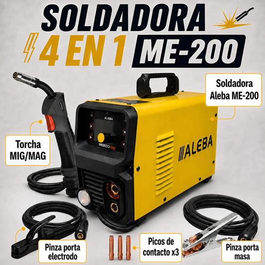 Soldadora Inverter 4 en 1 ME-200 - Aleba