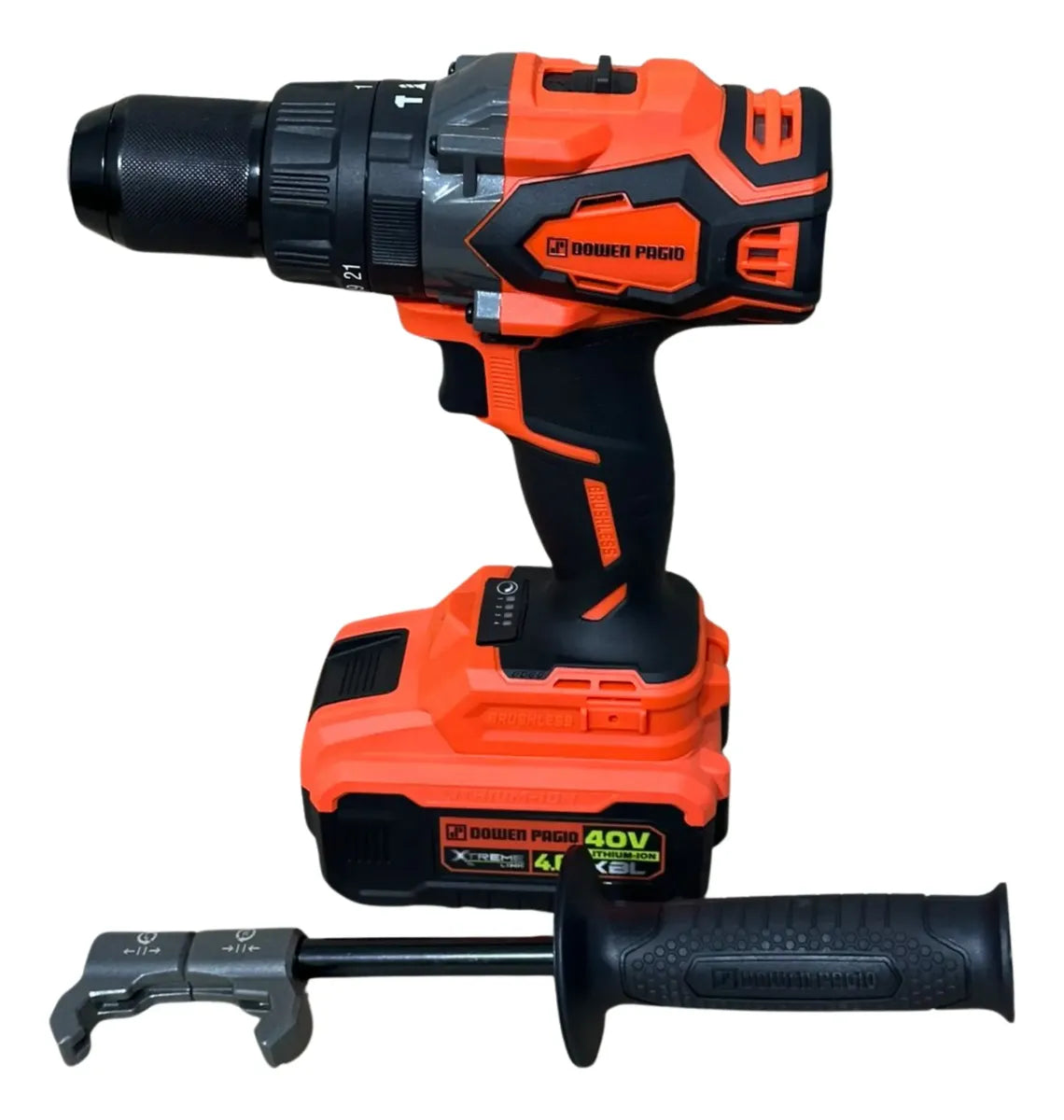 Taladro Atornillador Con Percutor 13mm A Bateria 40V - Dowen Pagio