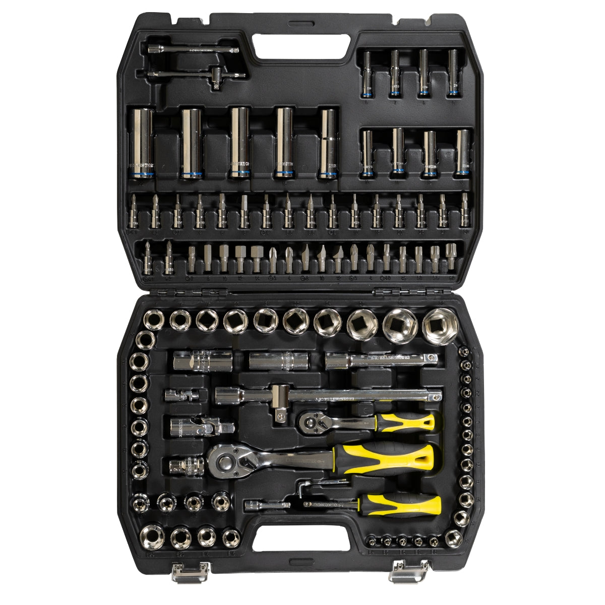 Juego Bocallave 107 Pcs 1/4-1/2 - Crossmaster