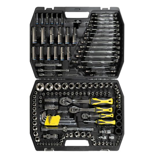 Juego Bocallave 150 Pcs 1/4-3/8-1/2 - Crossmaster
