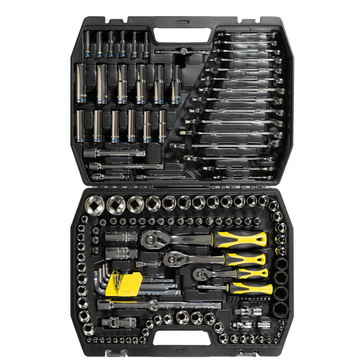 Juego Bocallave 150 Pcs 1/4-3/8-1/2 - Crossmaster