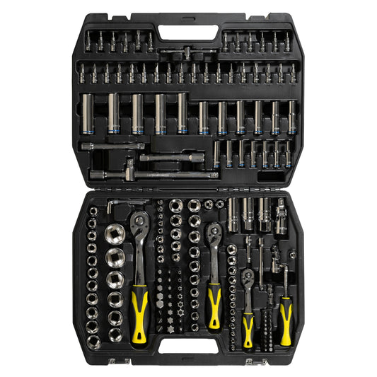 Juego Bocallave 171 Pcs 1/4-3/8-1/2 - Crossmaster
