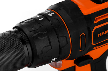 Taladro Atornillador Percutor Bateria 20V - Hamilton