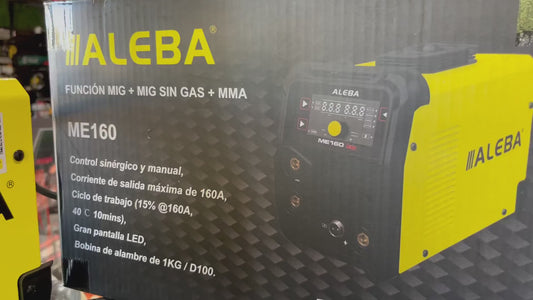 Soldadora Inverter 3 en 1 ME-160 - ALEBA