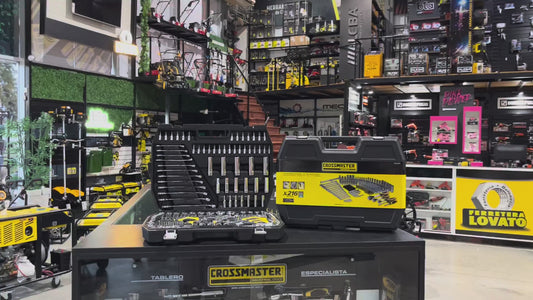 Juego Bocallaves 216 Pcs 1/4-3/8-1/2 - Crossmaster